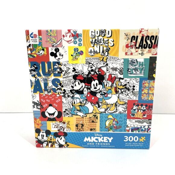 Disney Mickey and Friends Ceaco Puzzle 300 pc Jigsaw 42246 Oversized Pieces NEW - Picture 1 of 9